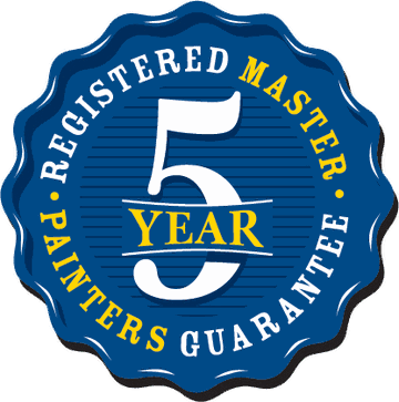 Registered Master Painters 5 Year Guarantee